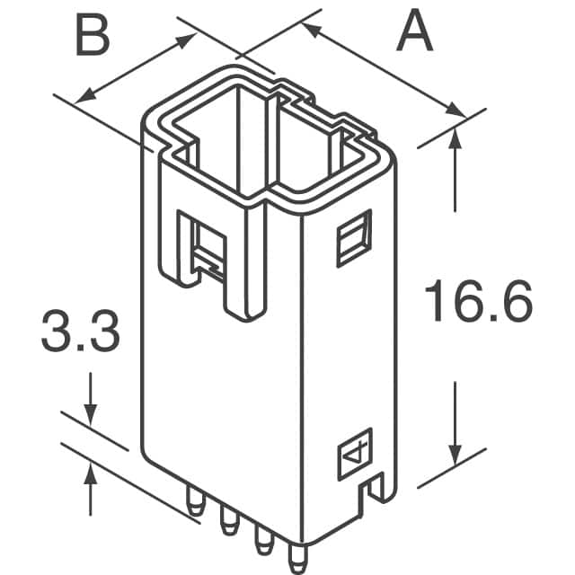 B06B-JWPF-SK-R(LF)(SN) JST Sales America Inc.  Embases à broches mâles
